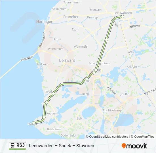 RS3 Train Line Map
