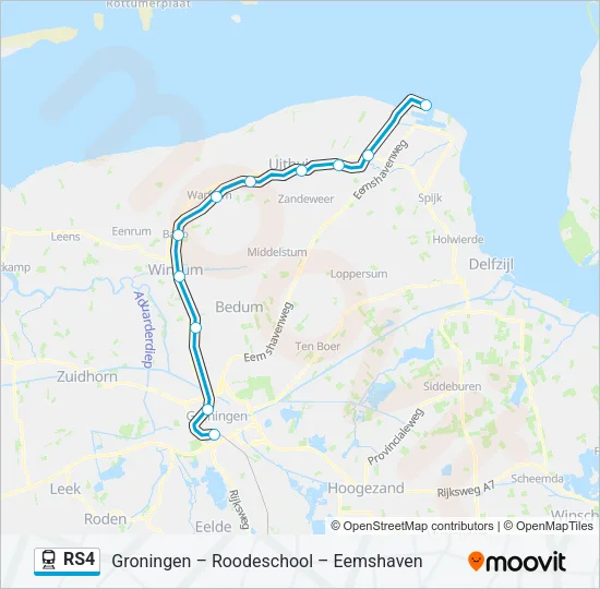 RS4 Train Line Map