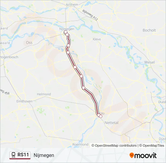 RS11 Train Line Map