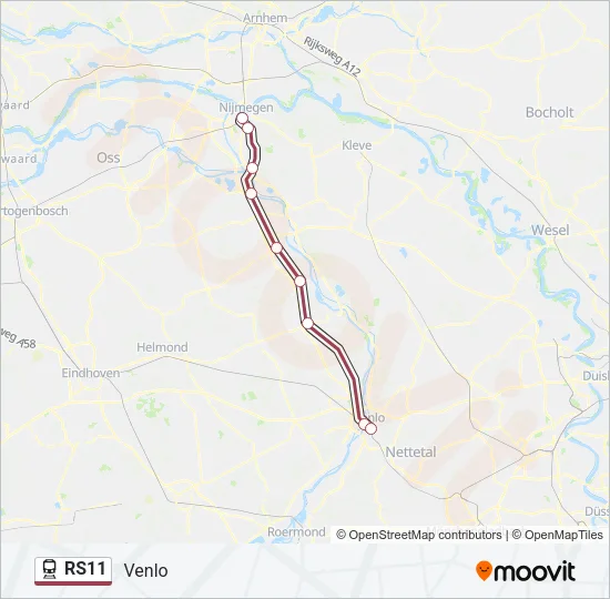 RS11 Train Line Map