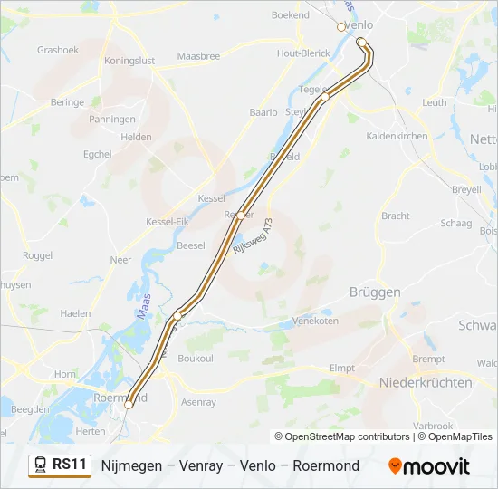 RS11 Train Line Map