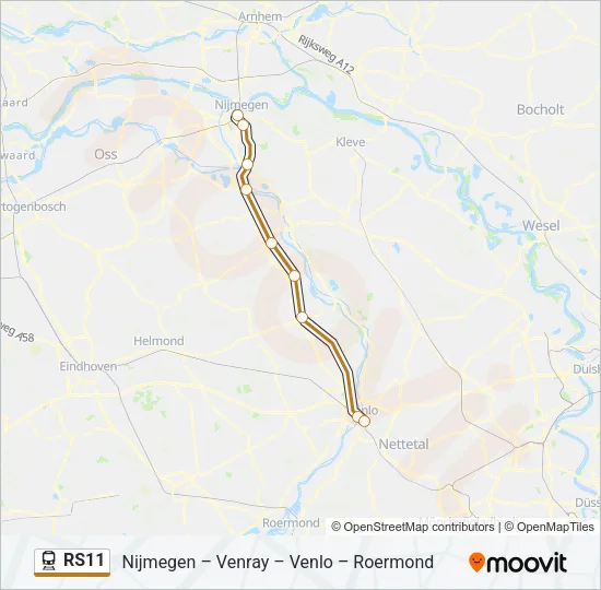 RS11 Train Line Map