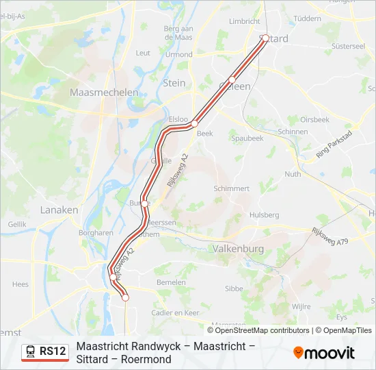 RS12 Train Line Map