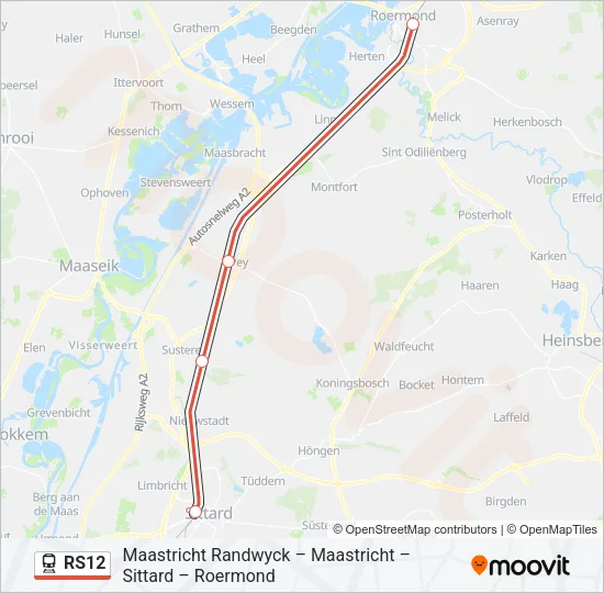 RS12 Train Line Map