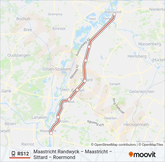 RS12 Train Line Map