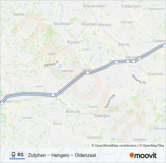 RS Train Line Map