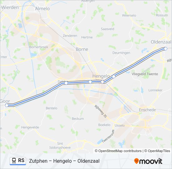 RS Train Line Map