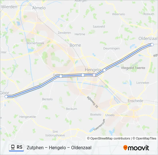 RS Train Line Map