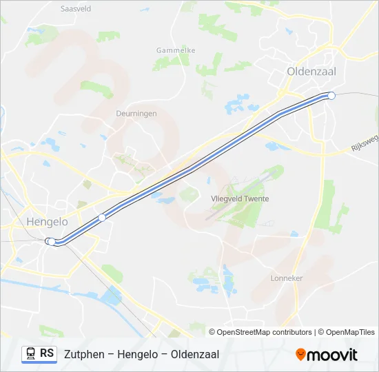 RS Train Line Map