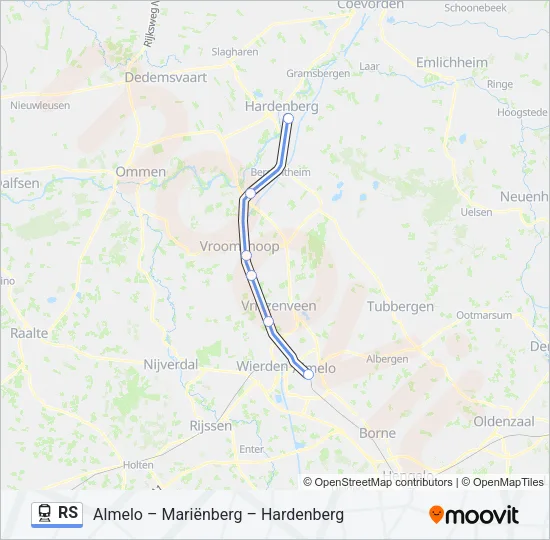RS Train Line Map