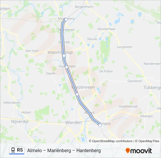 RS Train Line Map
