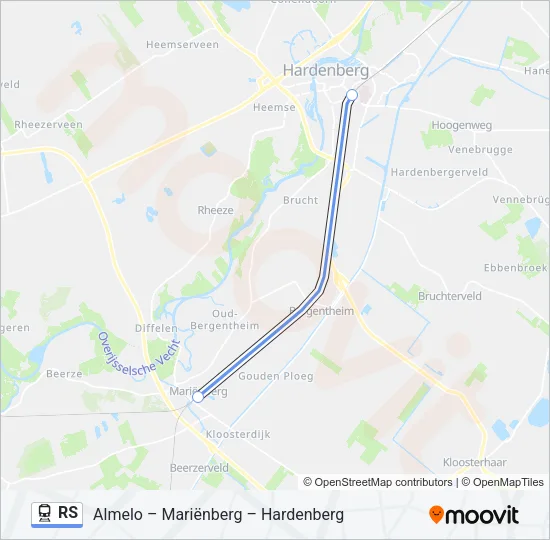 RS Train Line Map