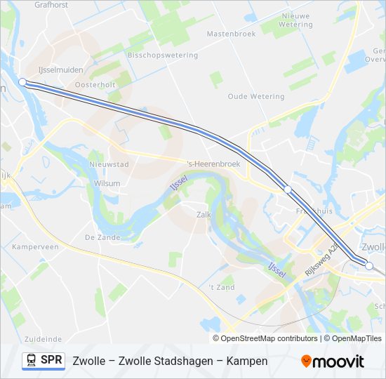 SPR Train Line Map
