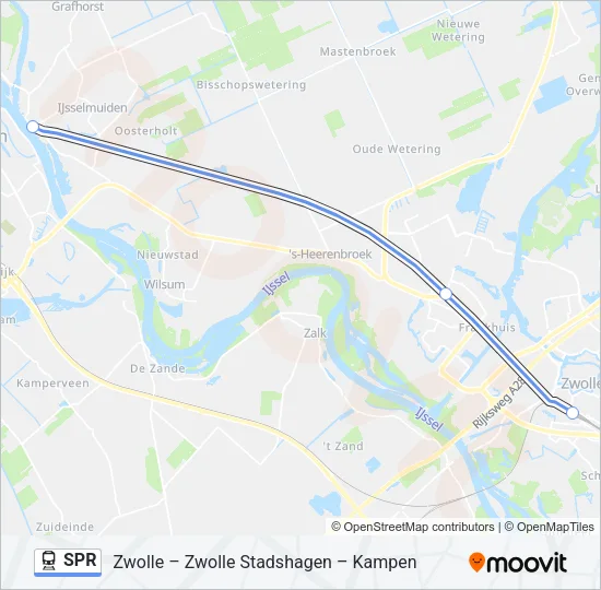 SPR Train Line Map