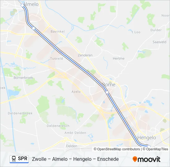 SPR Train Line Map