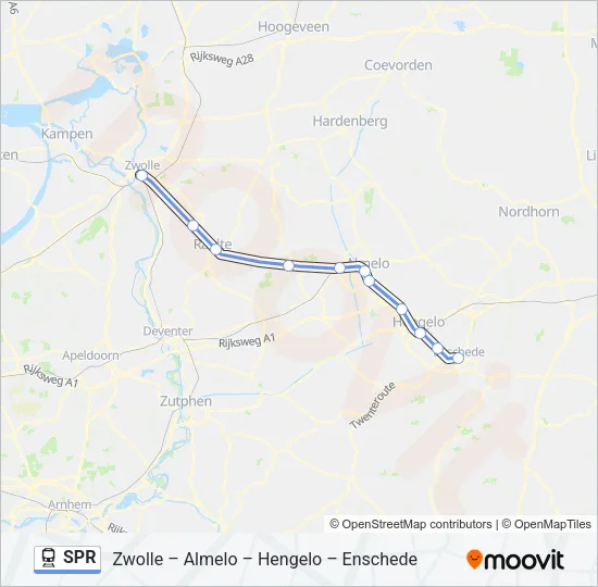 SPR Train Line Map