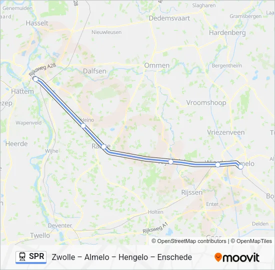 SPR Train Line Map