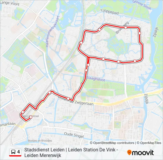 4 Bus Line Map