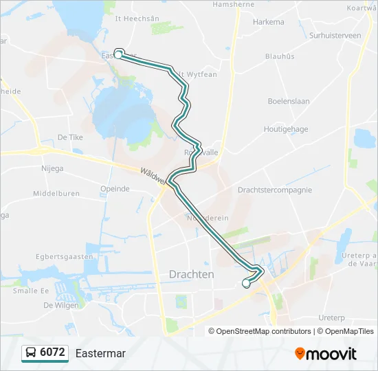 6072 Bus Line Map
