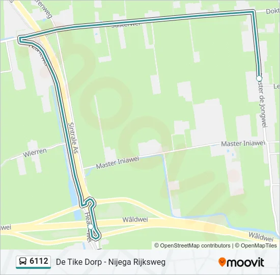 6112 Bus Line Map