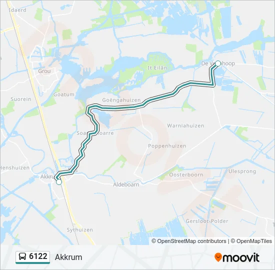 6122 Bus Line Map