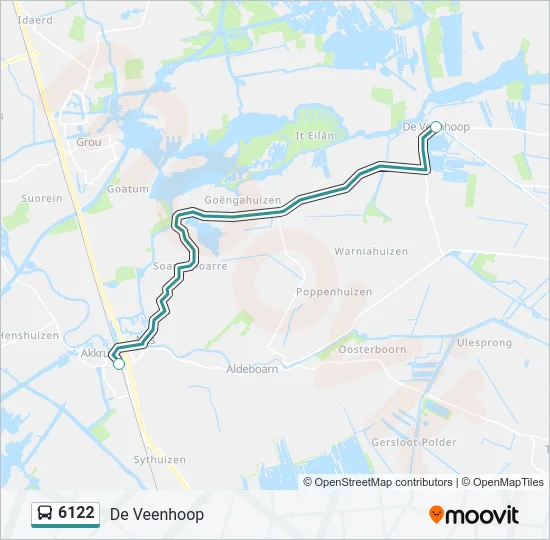 6122 Bus Line Map