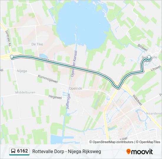 6162 Bus Line Map