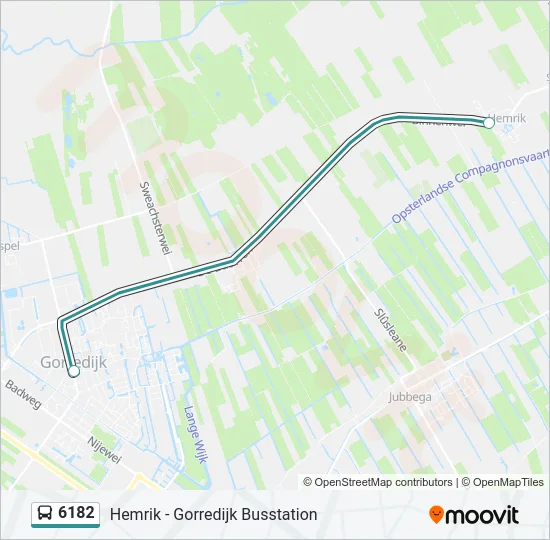6182 Bus Line Map