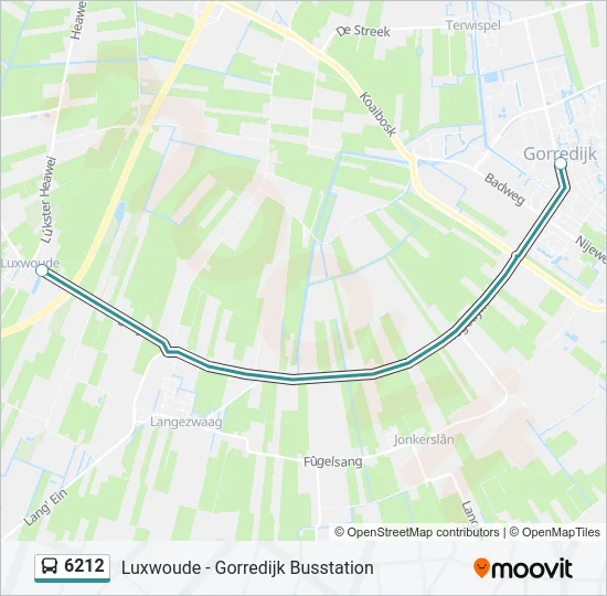 6212 Bus Line Map