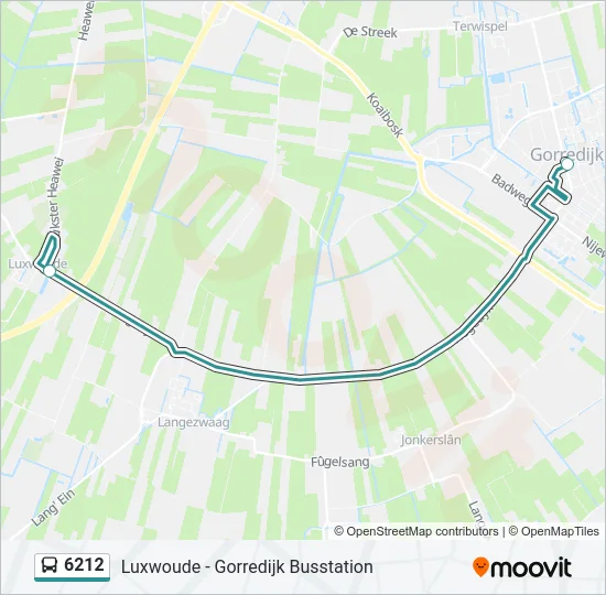 6212 Bus Line Map