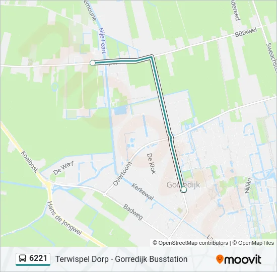 6221 Bus Line Map