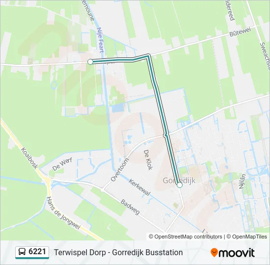 6221 Bus Line Map