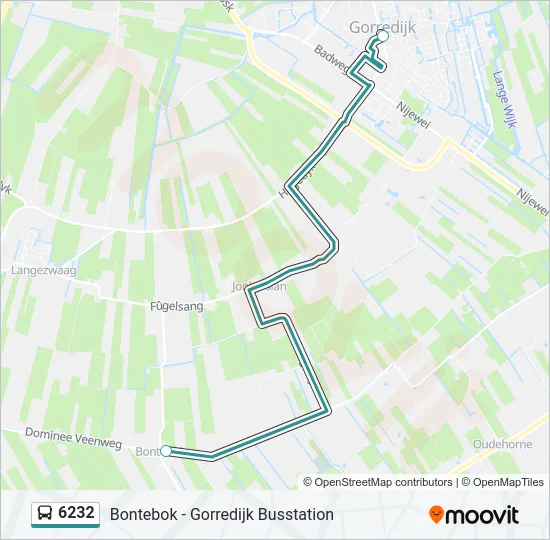 6232 Bus Line Map