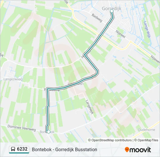 6232 Bus Line Map