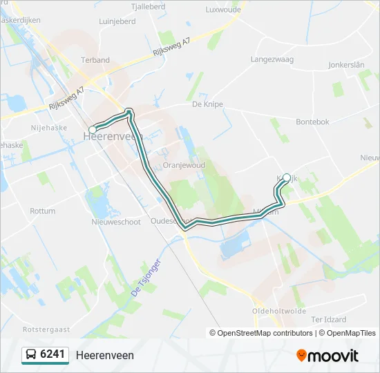 6241 Bus Line Map