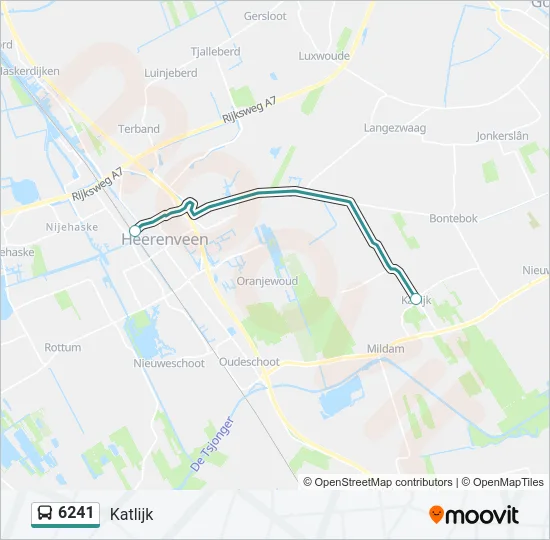 6241 Bus Line Map