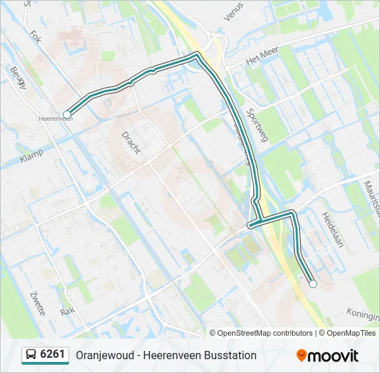 6261 Bus Line Map