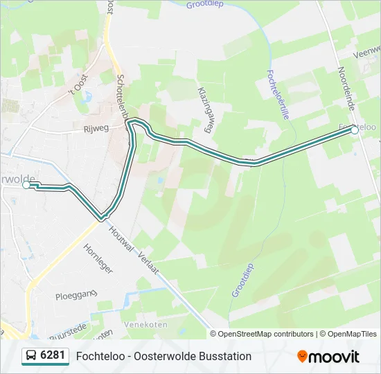 6281 Bus Line Map