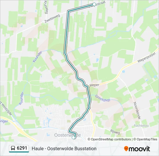 6291 Bus Line Map