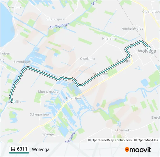 6311 Bus Line Map