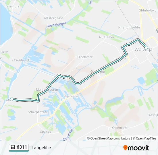 6311 Bus Line Map