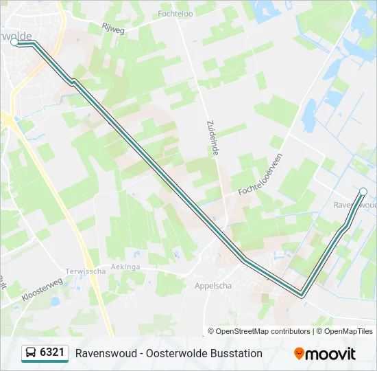 6321 Bus Line Map