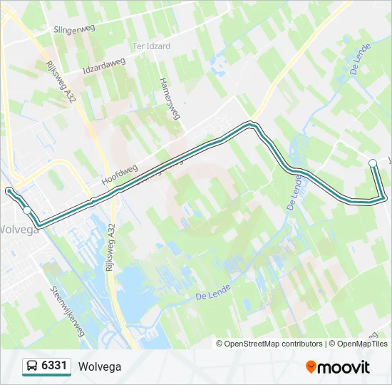 6331 Bus Line Map