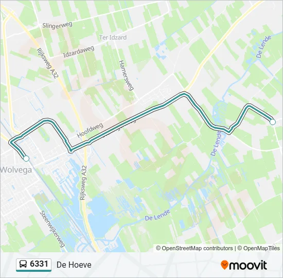 6331 Bus Line Map