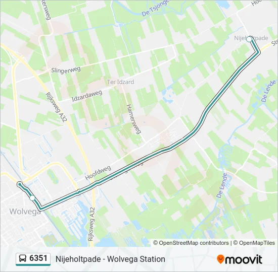 6351 Bus Line Map