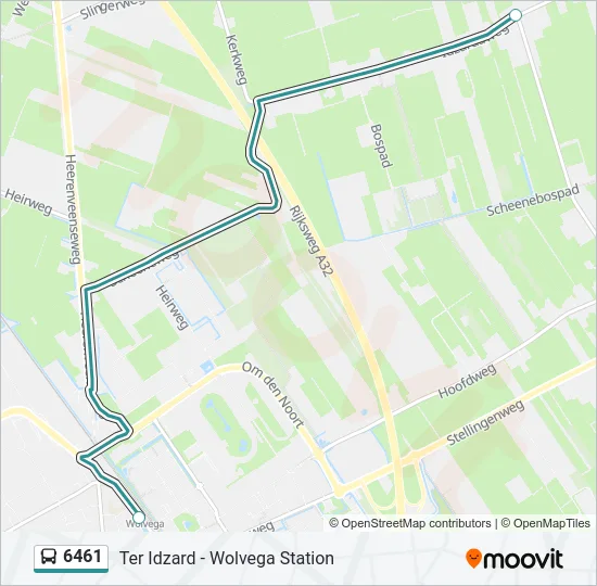 6461 Bus Line Map