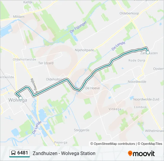 6481 Bus Line Map