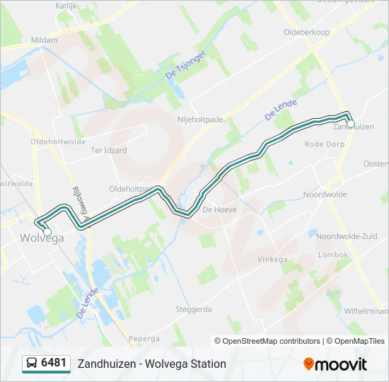 6481 Bus Line Map