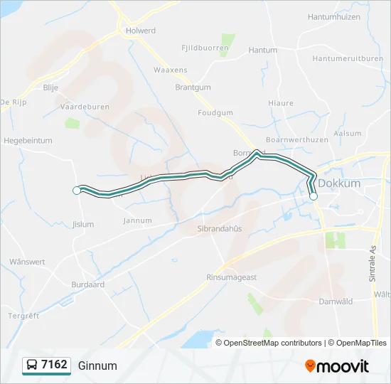 7162 Bus Line Map