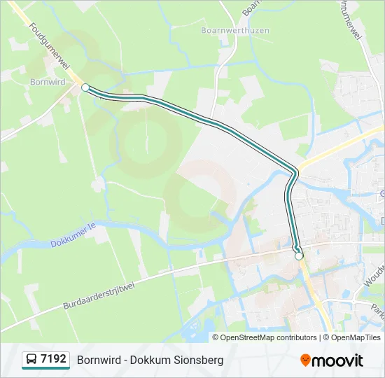 7192 Bus Line Map
